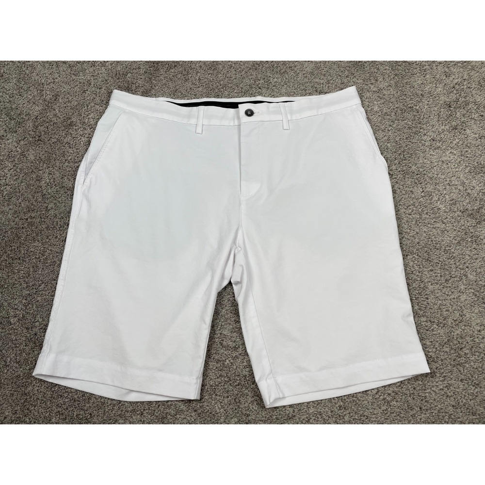 Galvin Green Shorts Mens 36 White Chino Golf Tennis Preppy Sporty Athletic 10"
